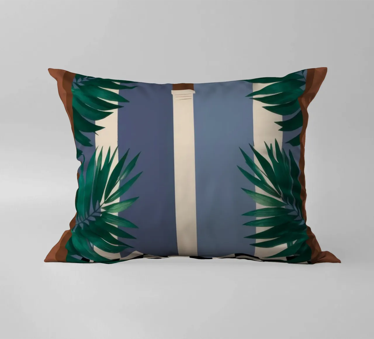 Torbogen Schachbrettmusterweg Kissen von Prism Ritual