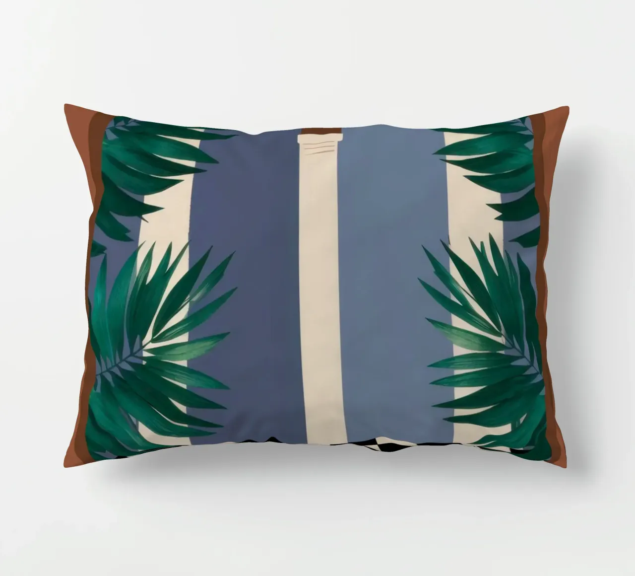 Torbogen Schachbrettmusterweg Kissen von Prism Ritual