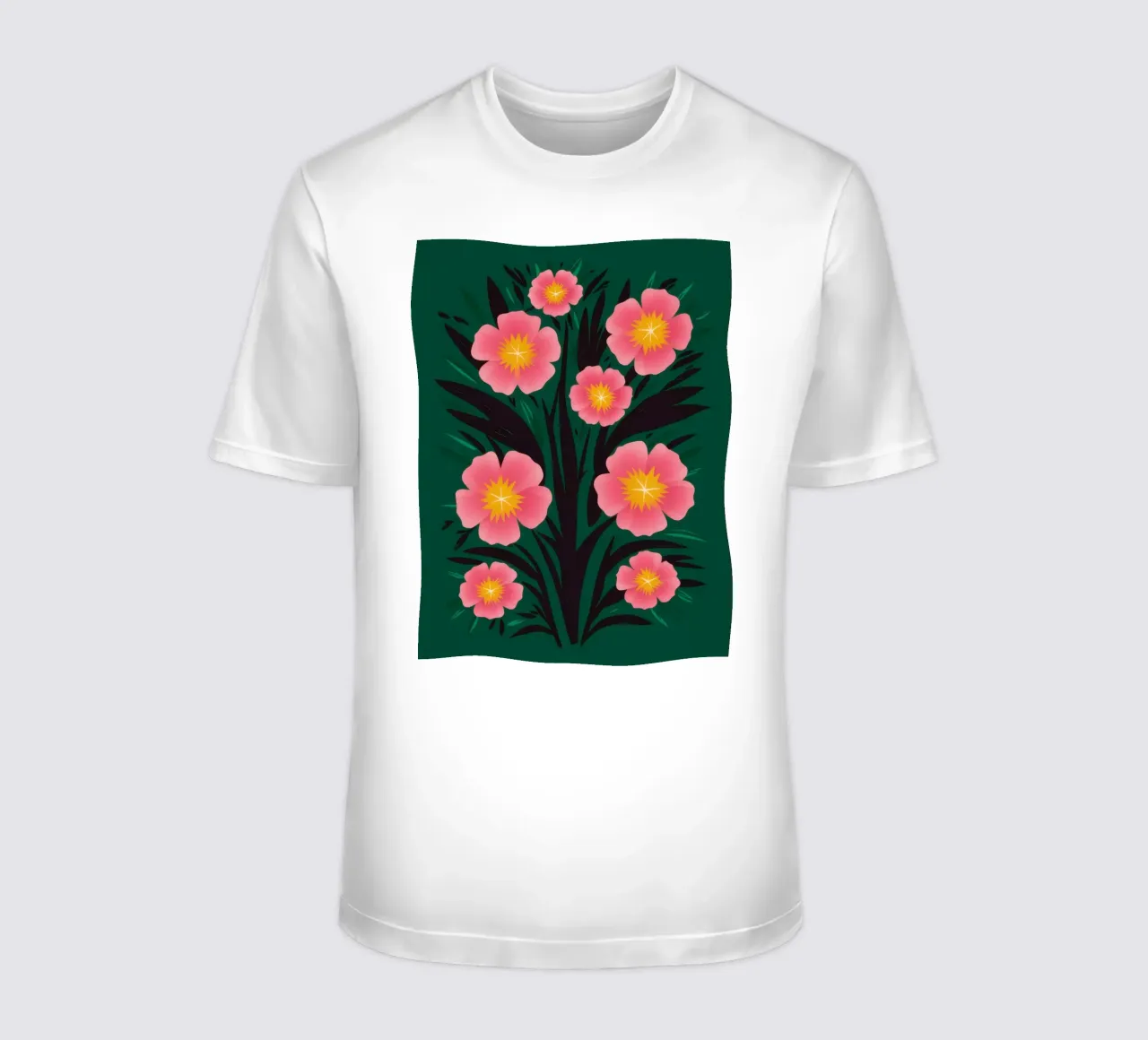 Un semplice giardino di cosmi t-shirt da Mythy Brush
