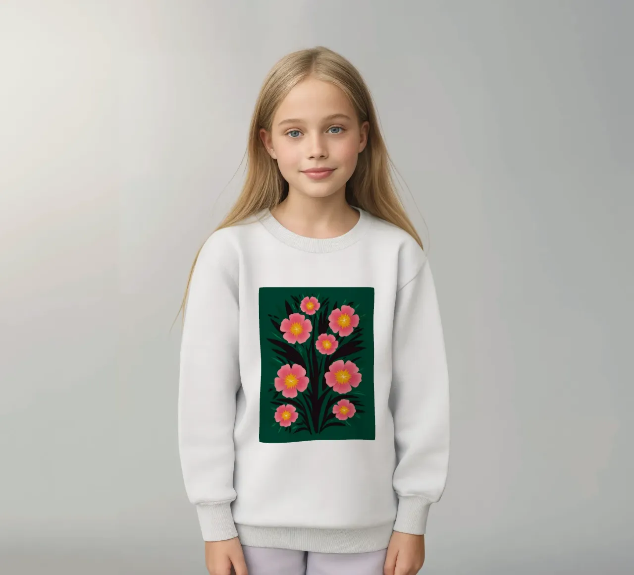 Un semplice giardino di cosmi felpa bambino da Mythy Brush