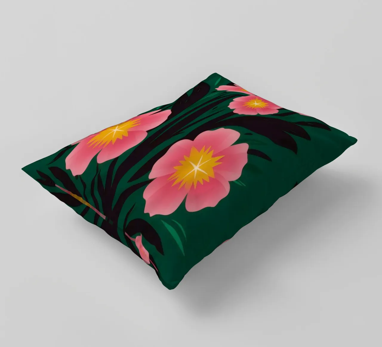 Un semplice giardino di cosmi cuscino da Mythy Brush