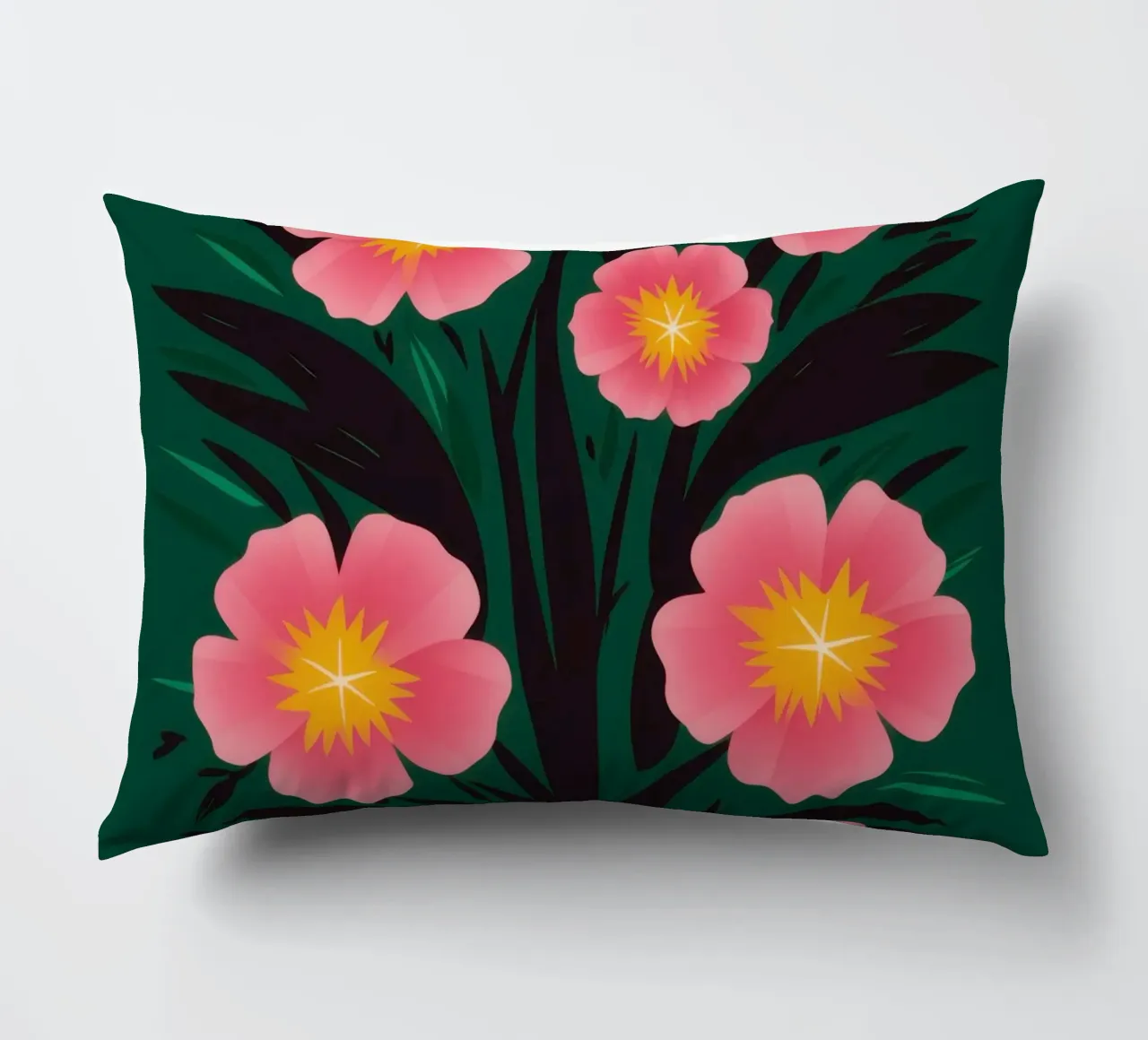 Un semplice giardino di cosmi cuscino da Mythy Brush