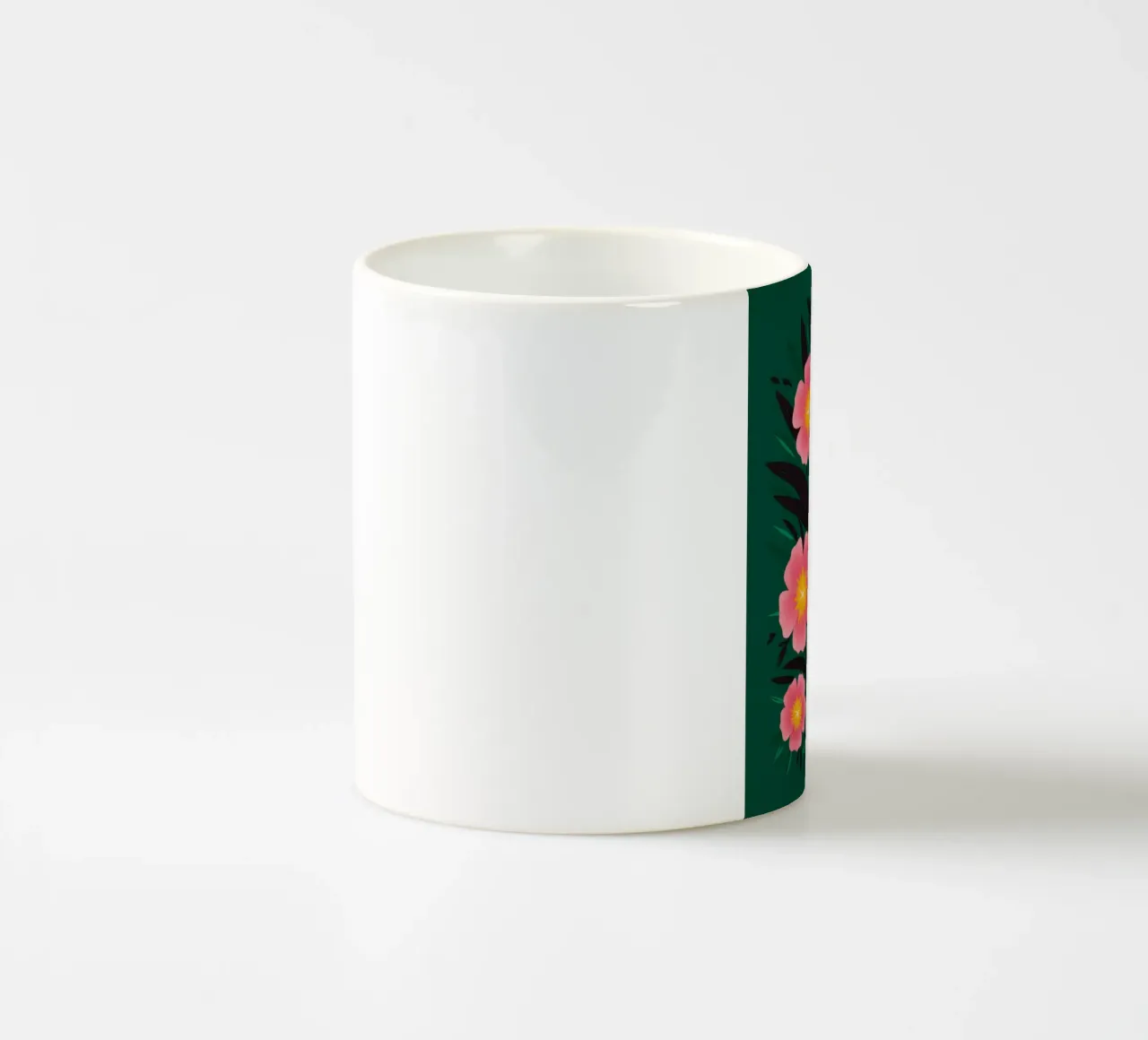 Un semplice giardino di cosmi tazza in ceramica da Mythy Brush