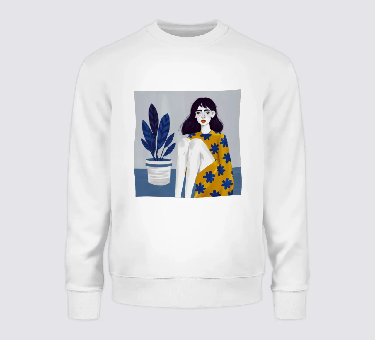 Botanical Muse Repose sweatshirt by Giant Foxs