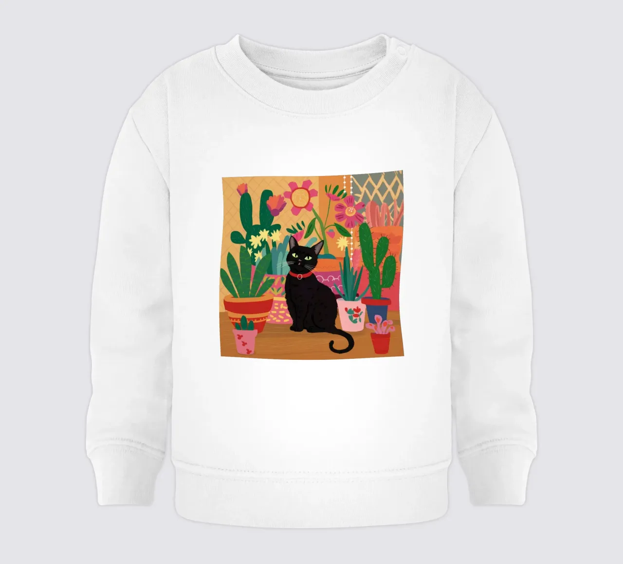 Cactus Re Felino felpa neonato da Prism Ritual
