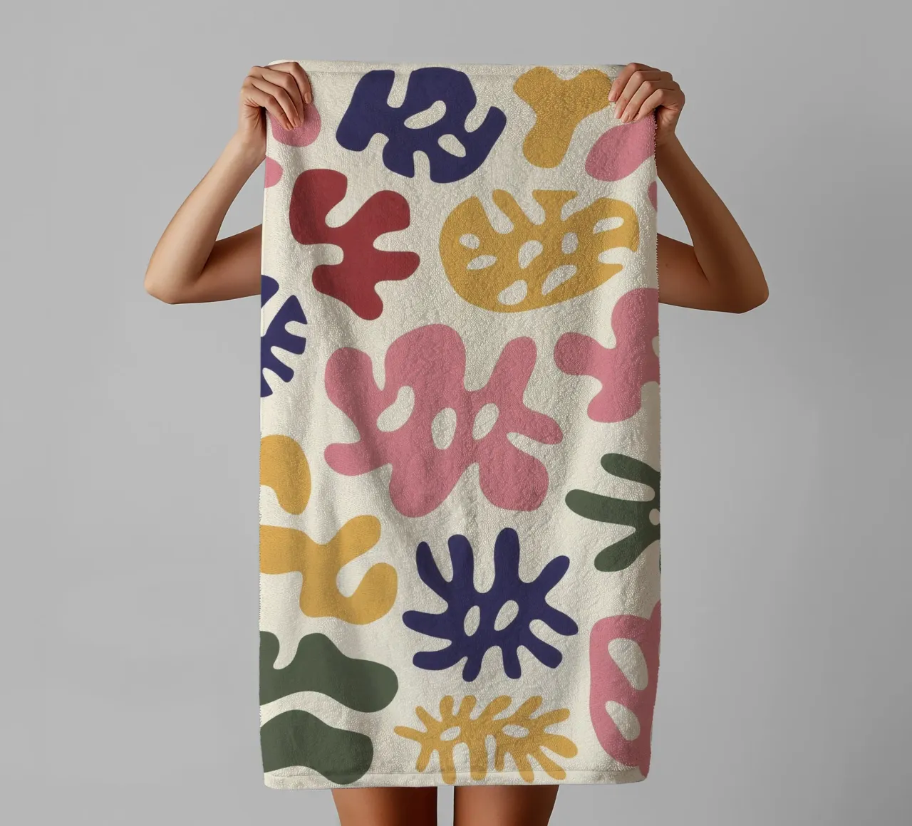 Earthen Leaf Medley towel by Prism Ritual