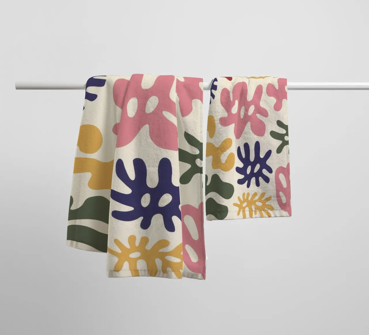 Earthen Leaf Medley towel by Prism Ritual