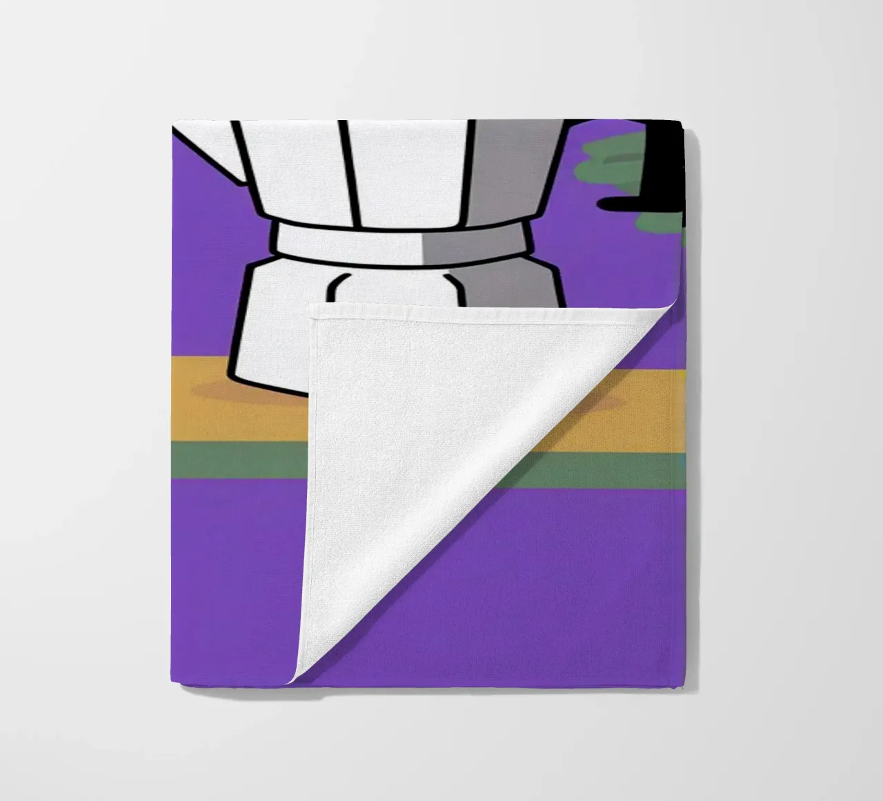 Caffè per due, viola telo mare da Ink Pulse