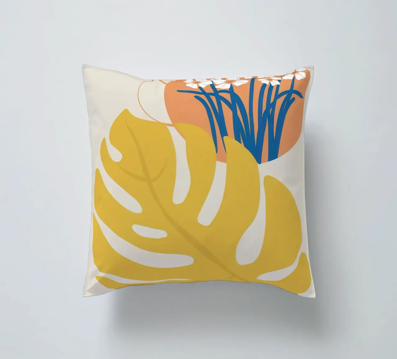 Monstera Golden Bloom cuscino da Prism Ritual
