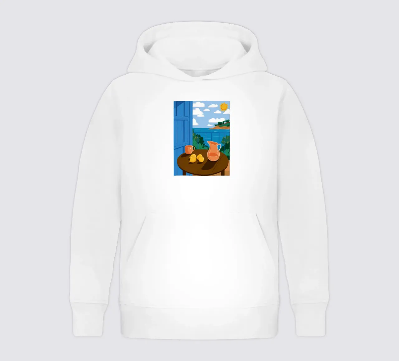 Agrumi di mare felpa bambino con cappuccio da Giant Foxs