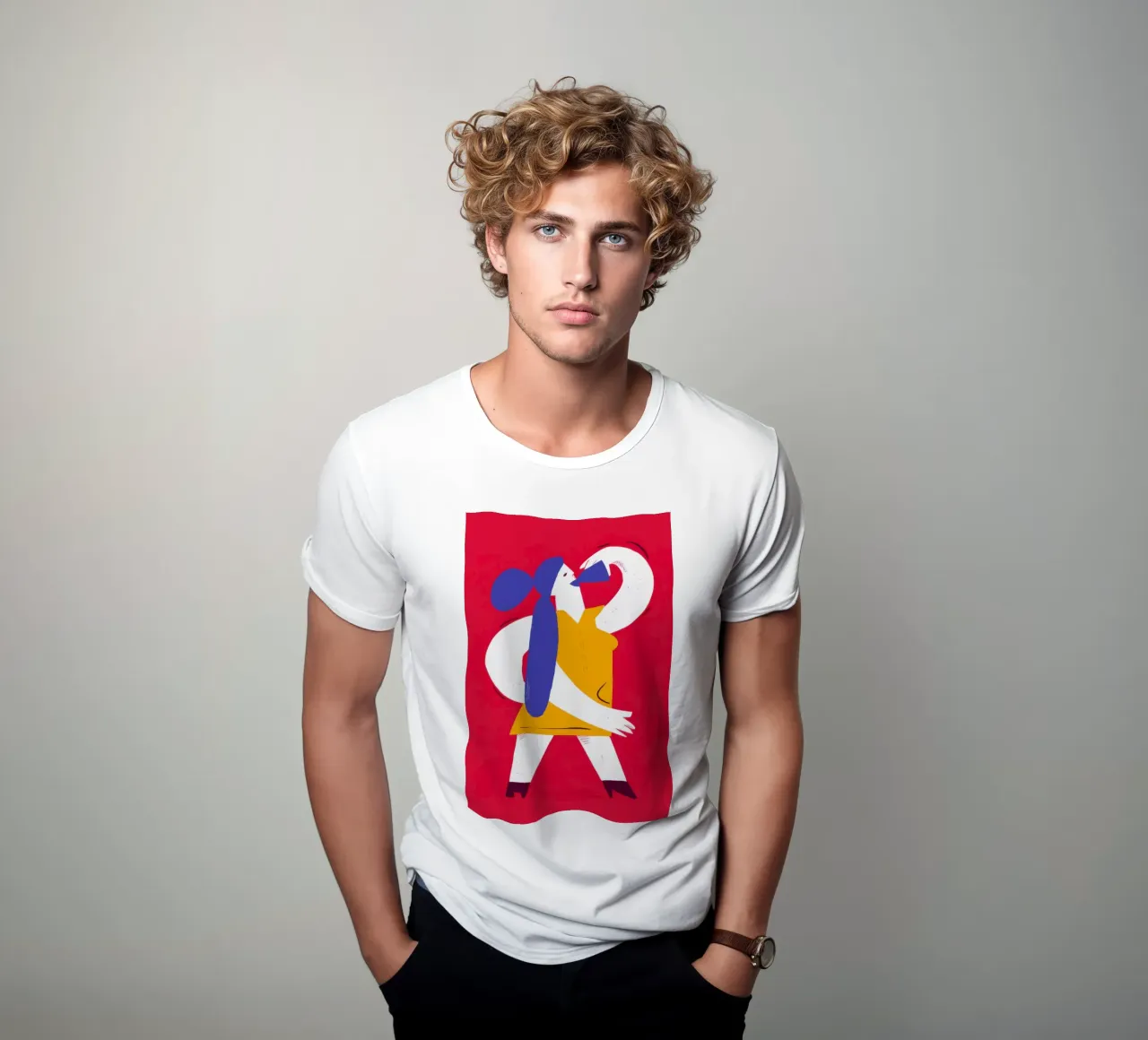 Ballare in giallo t-shirt da Flock Reverie