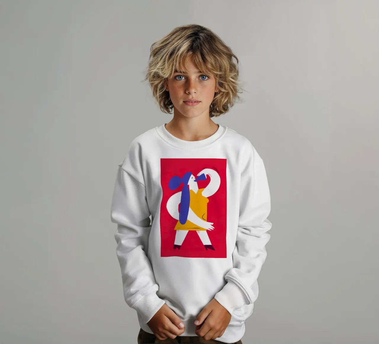 Ballare in giallo felpa bambino da Flock Reverie