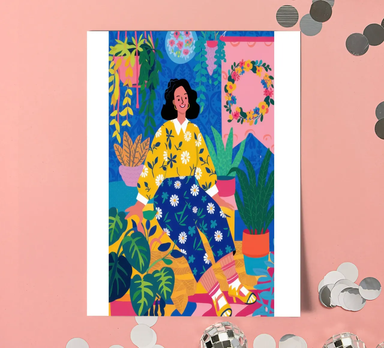 Drowning in Dahlias sticker sheet by Ink Pulse