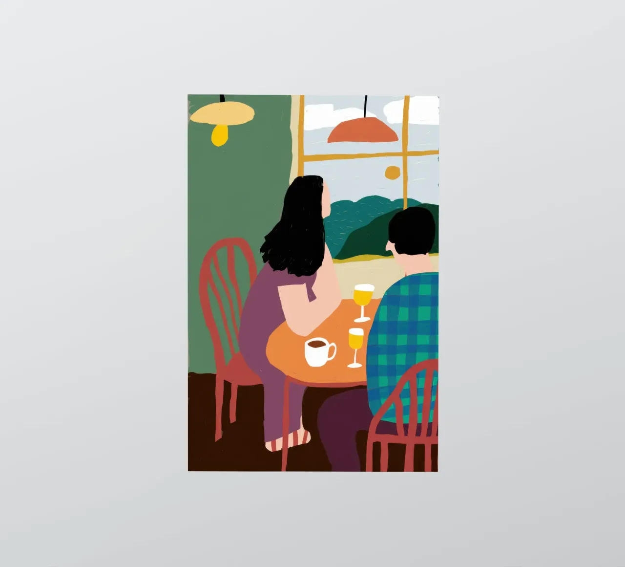 Cafe's Warm Conversation sticker by Giant Foxs