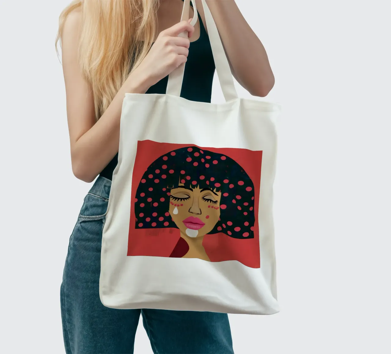 The Beauty Ritual tote bag by Ink Pulse