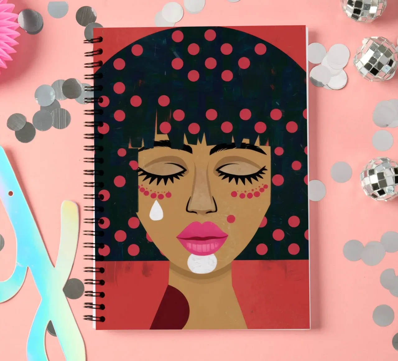The Beauty Ritual spiral notebook by Ink Pulse