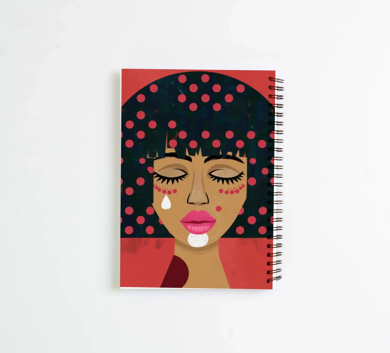 The Beauty Ritual spiral notebook by Ink Pulse