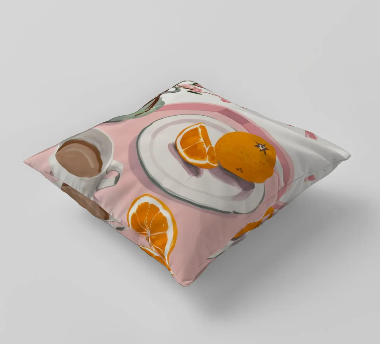 Sakura Morning Stillness cuscino da Giant Foxs