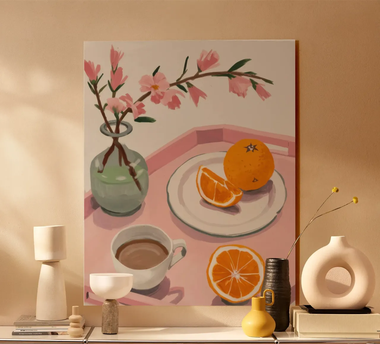 La quietud matinal de Sakura metacrilato de Giant Foxs