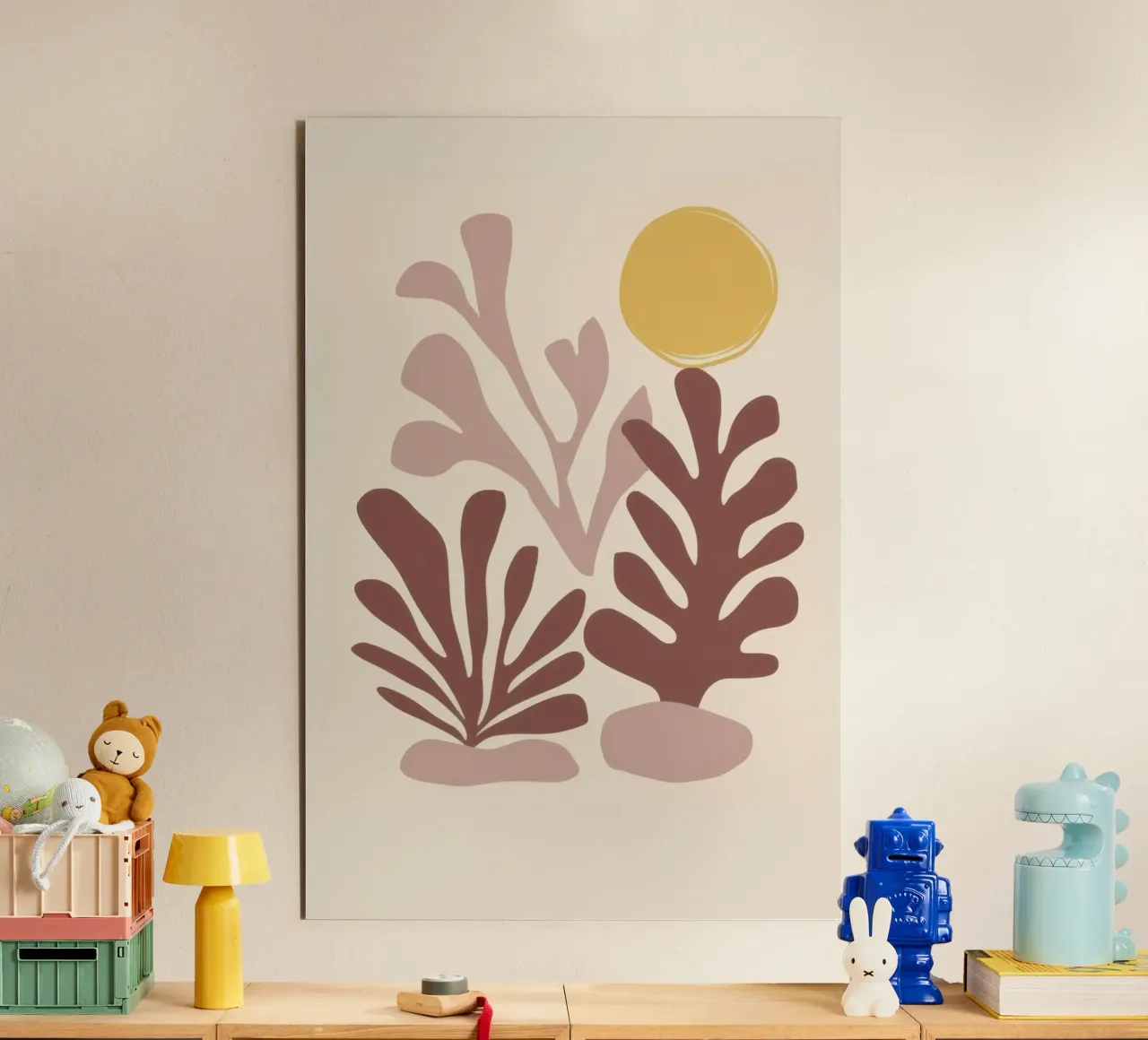 Quiete botanica terrestre alluminio dibond da Flock Reverie