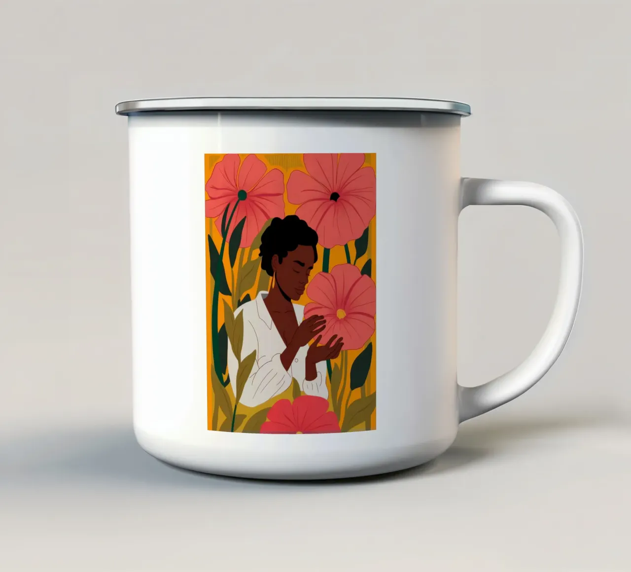 Dahlia Divine Embrace tazza in smalto da Prism Ritual