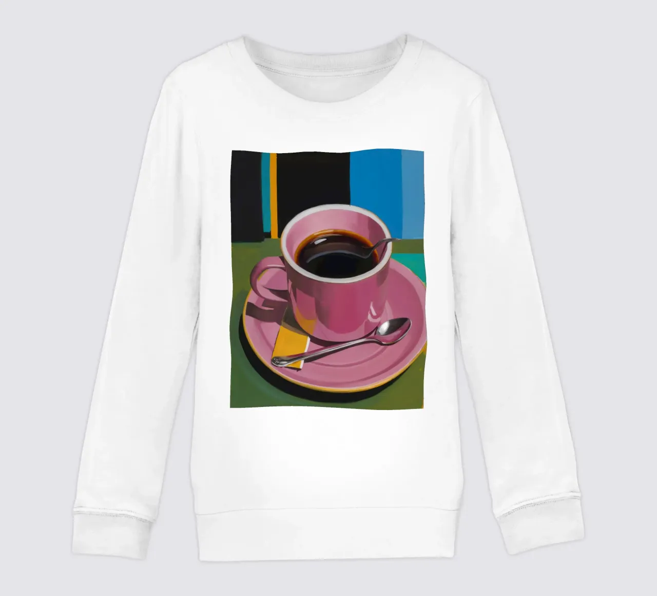 Momento caffè Cerise felpa bambino da Giant Foxs