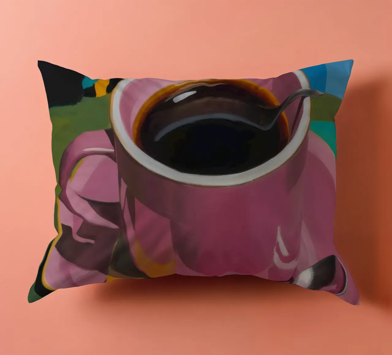 Momento caffè Cerise cuscino da Giant Foxs
