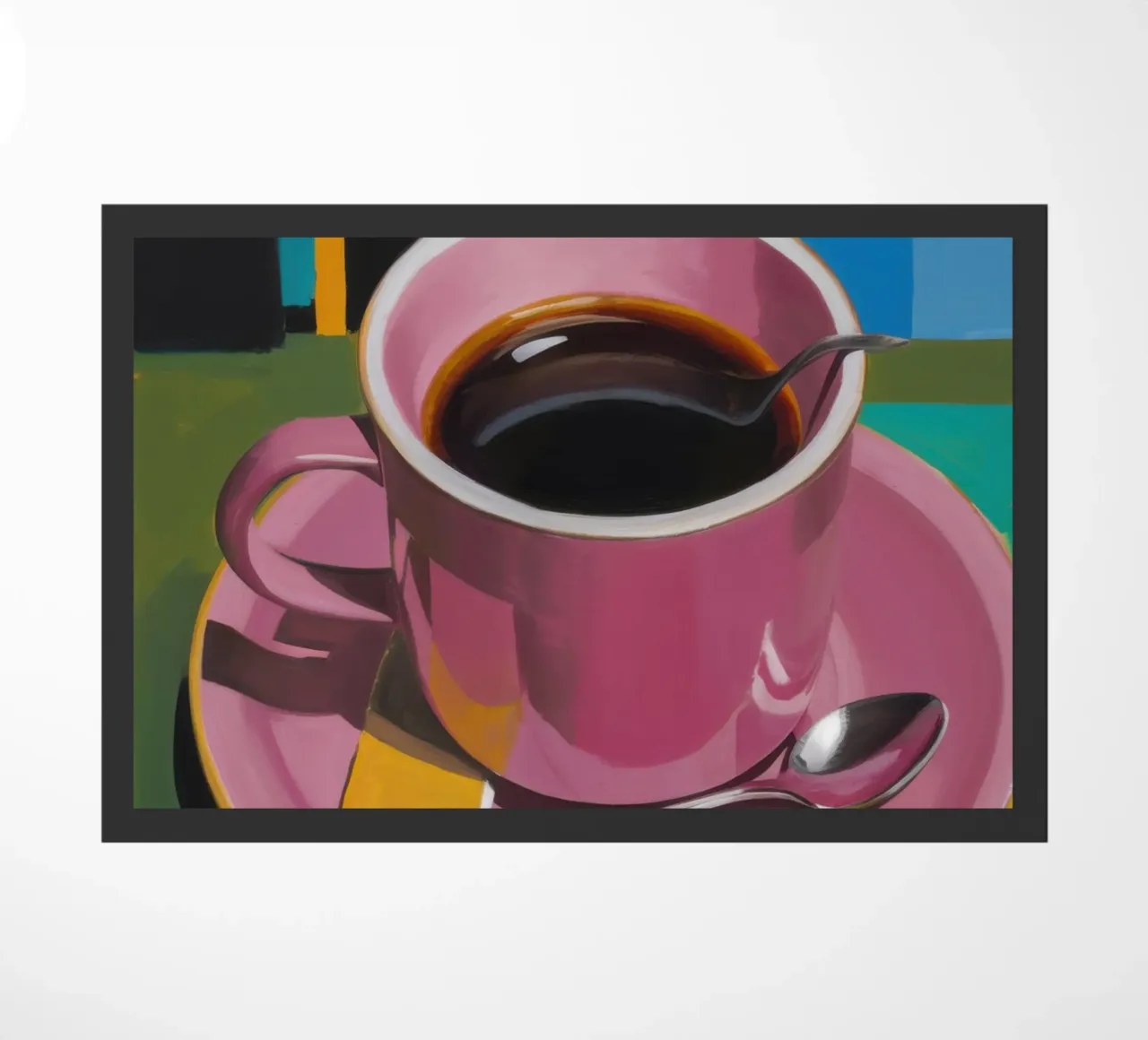 Momento caffè Cerise zerbino da Giant Foxs