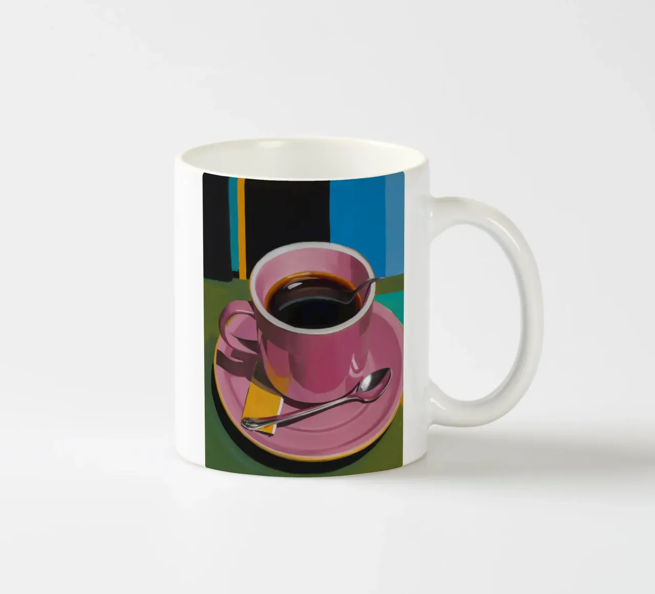 Momento caffè Cerise tazza in ceramica da Giant Foxs