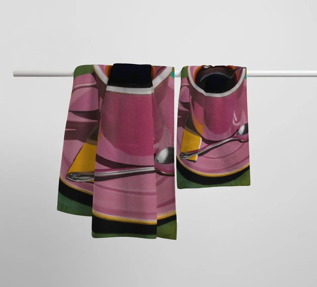 Momento caffè Cerise asciugamano da bagno da Giant Foxs