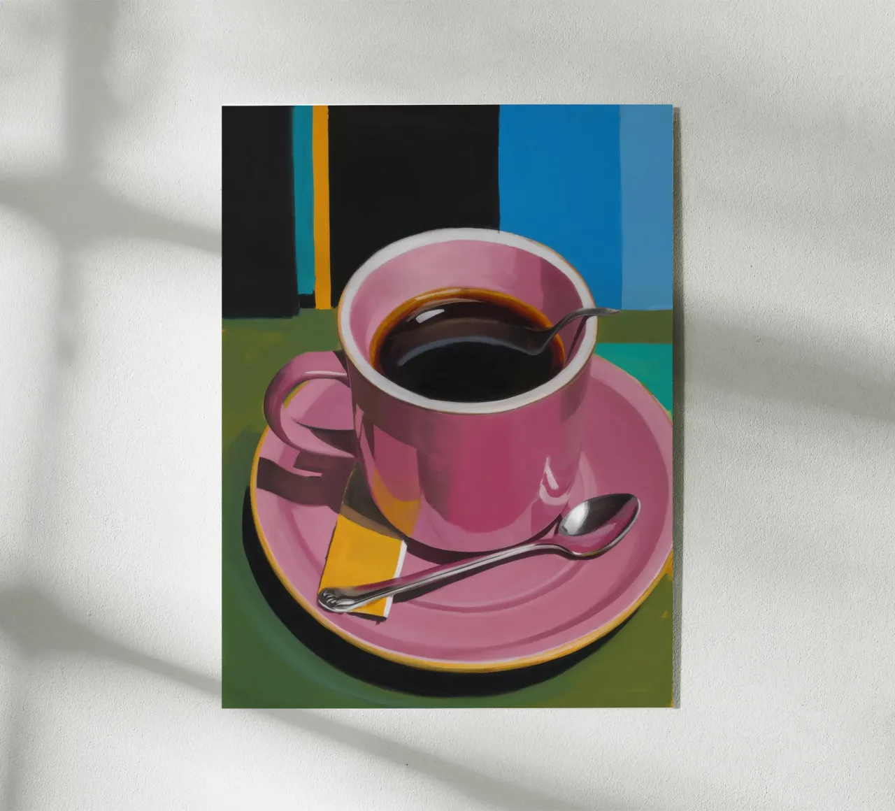 Cerise Kaffee Moment Acryl-Glas von Giant Foxs