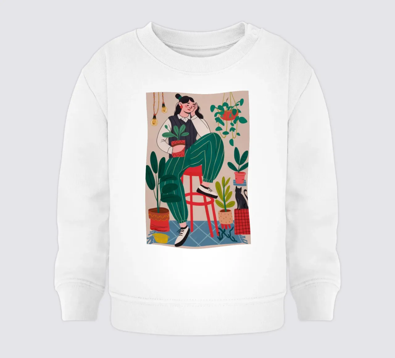 Reposo en la jungla urbana sudadera de bebé de Flock Reverie