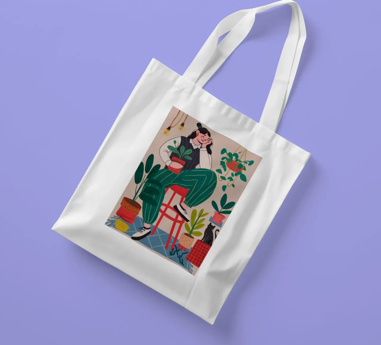 Urban Jungle Repose tote bag by Flock Reverie