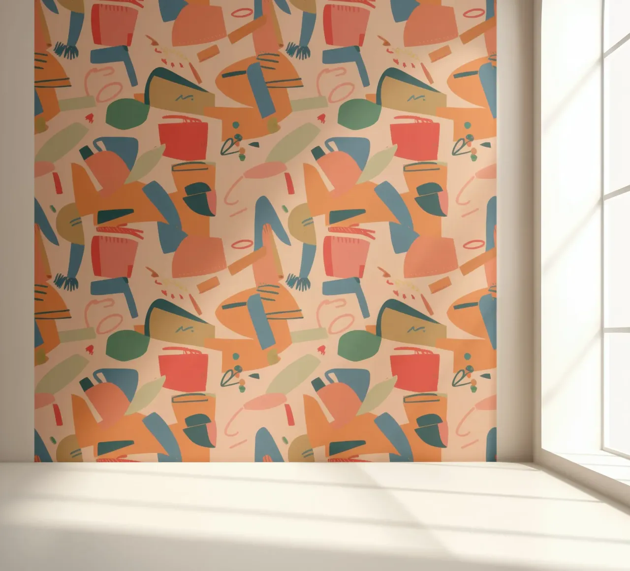 The Morning Rush Pattern photo wallpaper by Ink Pulse