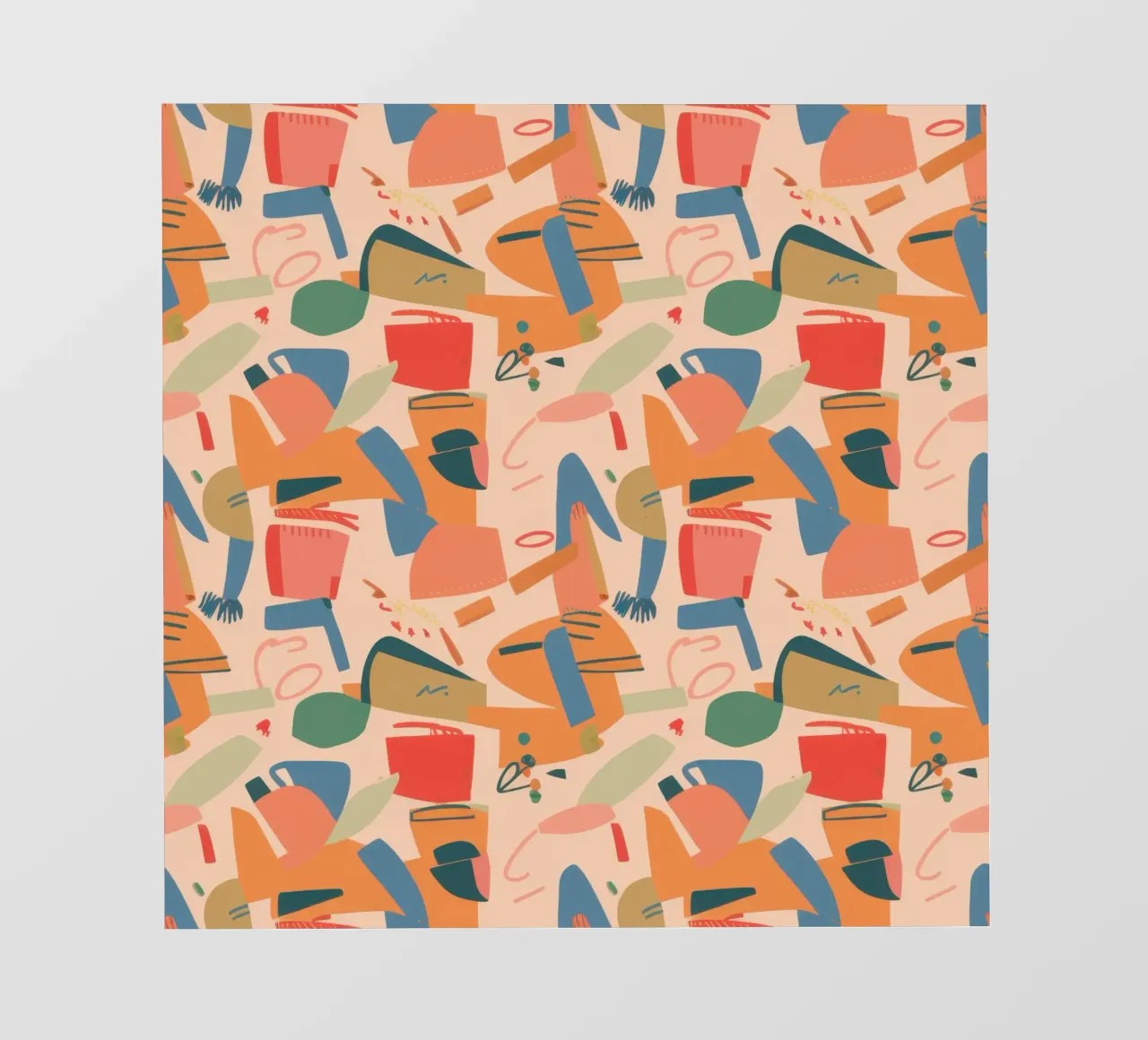 The Morning Rush Pattern photo wallpaper by Ink Pulse