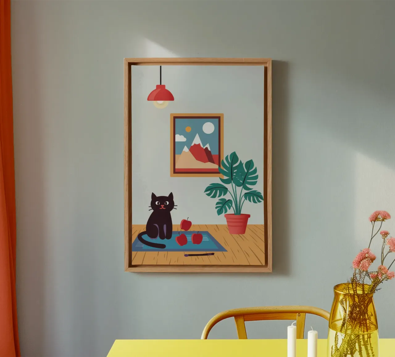 The Cat Domain canvas by Mythy Brush