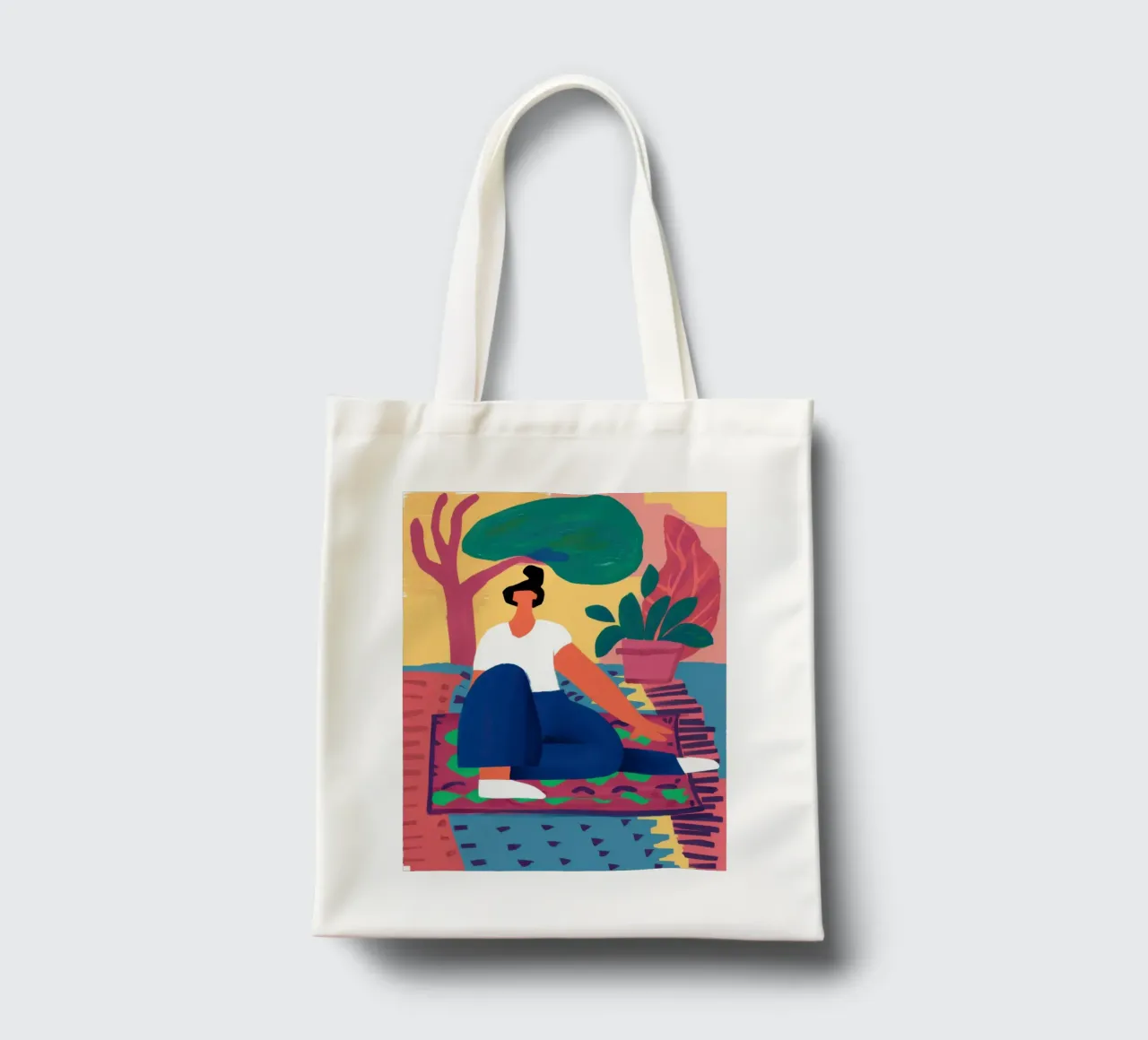 My Colorful Corner tote bag by Mythy Brush
