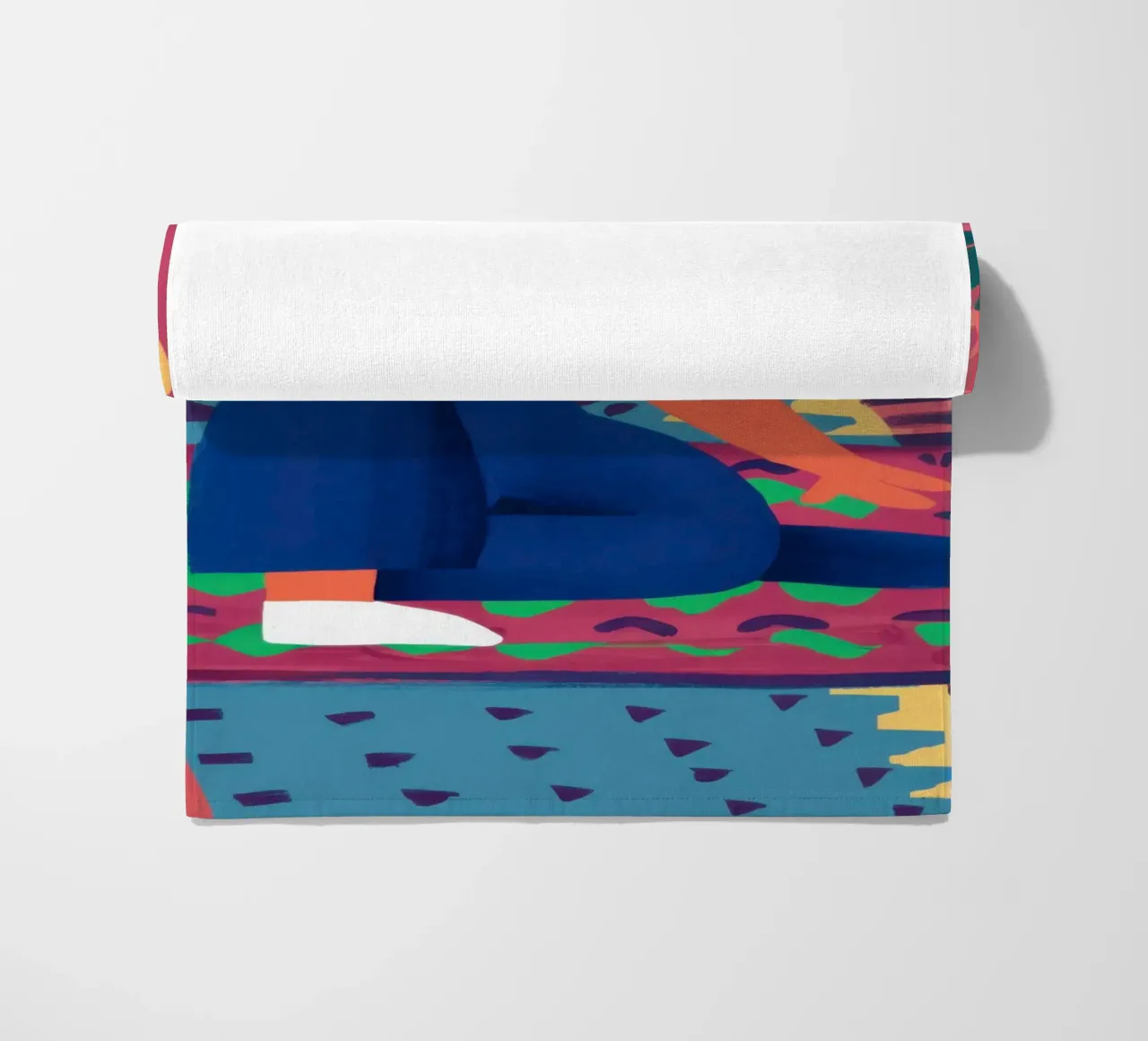 Il mio angolo colorato telo mare da Mythy Brush
