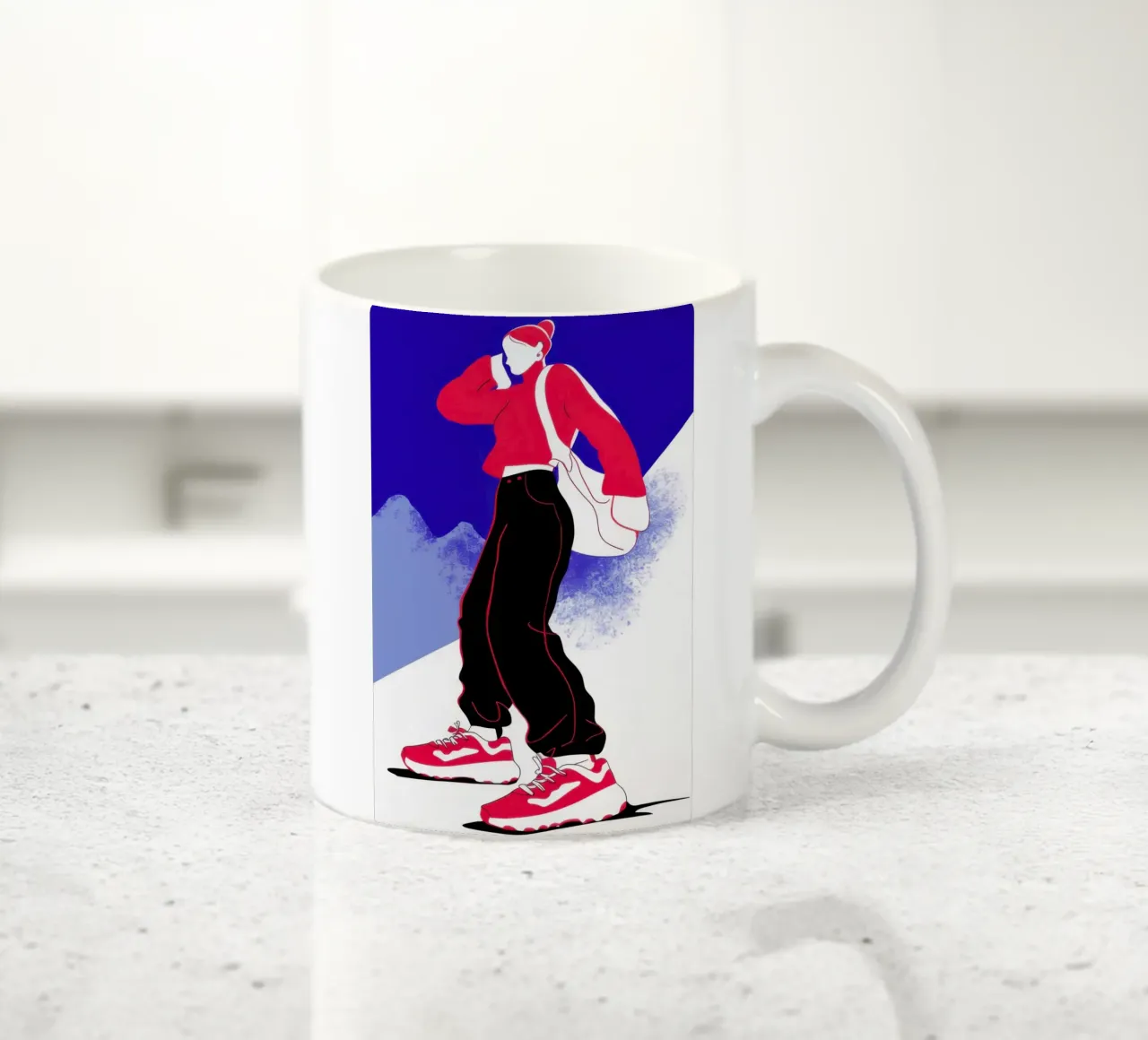 Ballando per strada tazza in ceramica da Flock Reverie