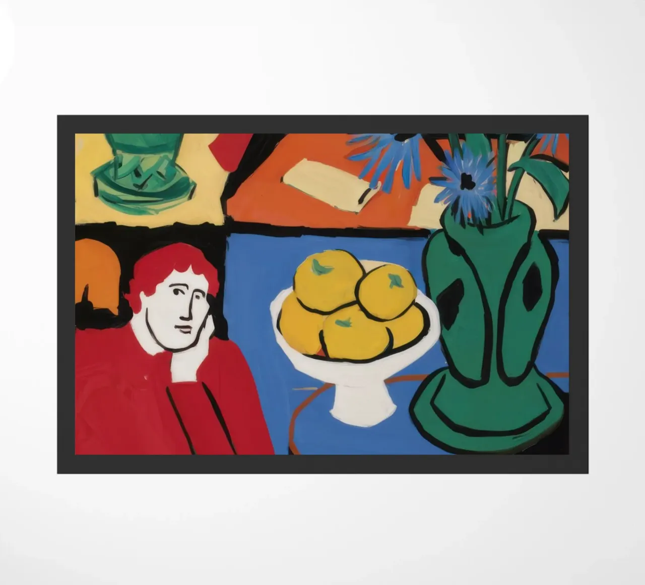 Cubist Abundant Table doormat by Prism Ritual