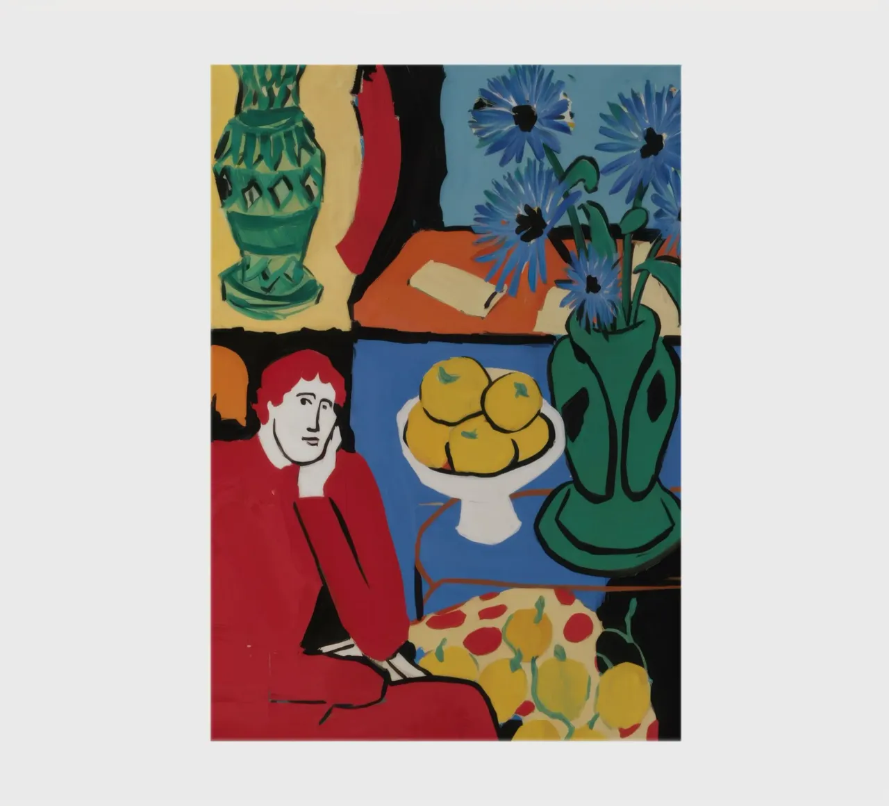 Cubist Abundant Table notebook by Prism Ritual