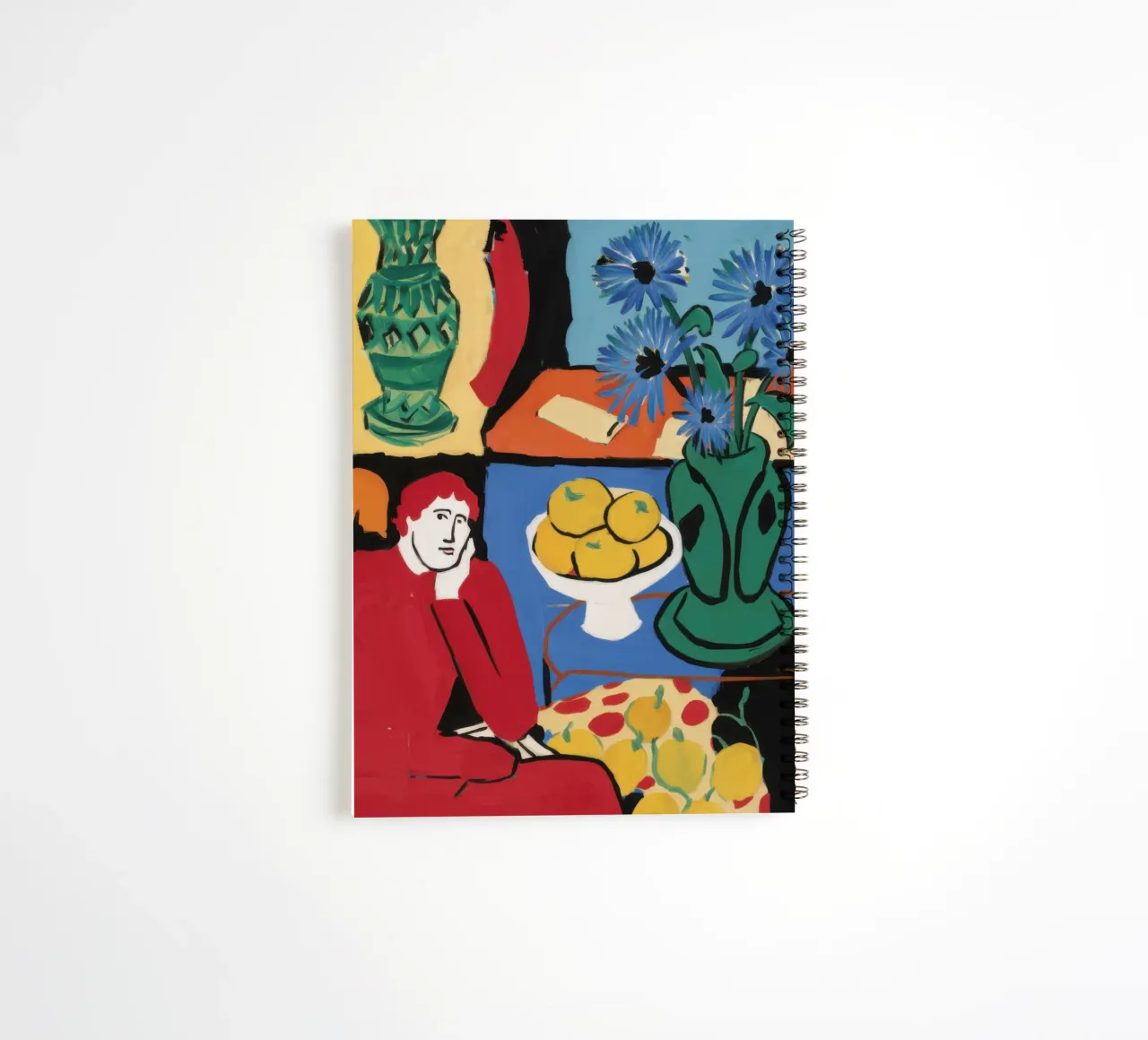 Cubist Abundant Table spiral notebook by Prism Ritual