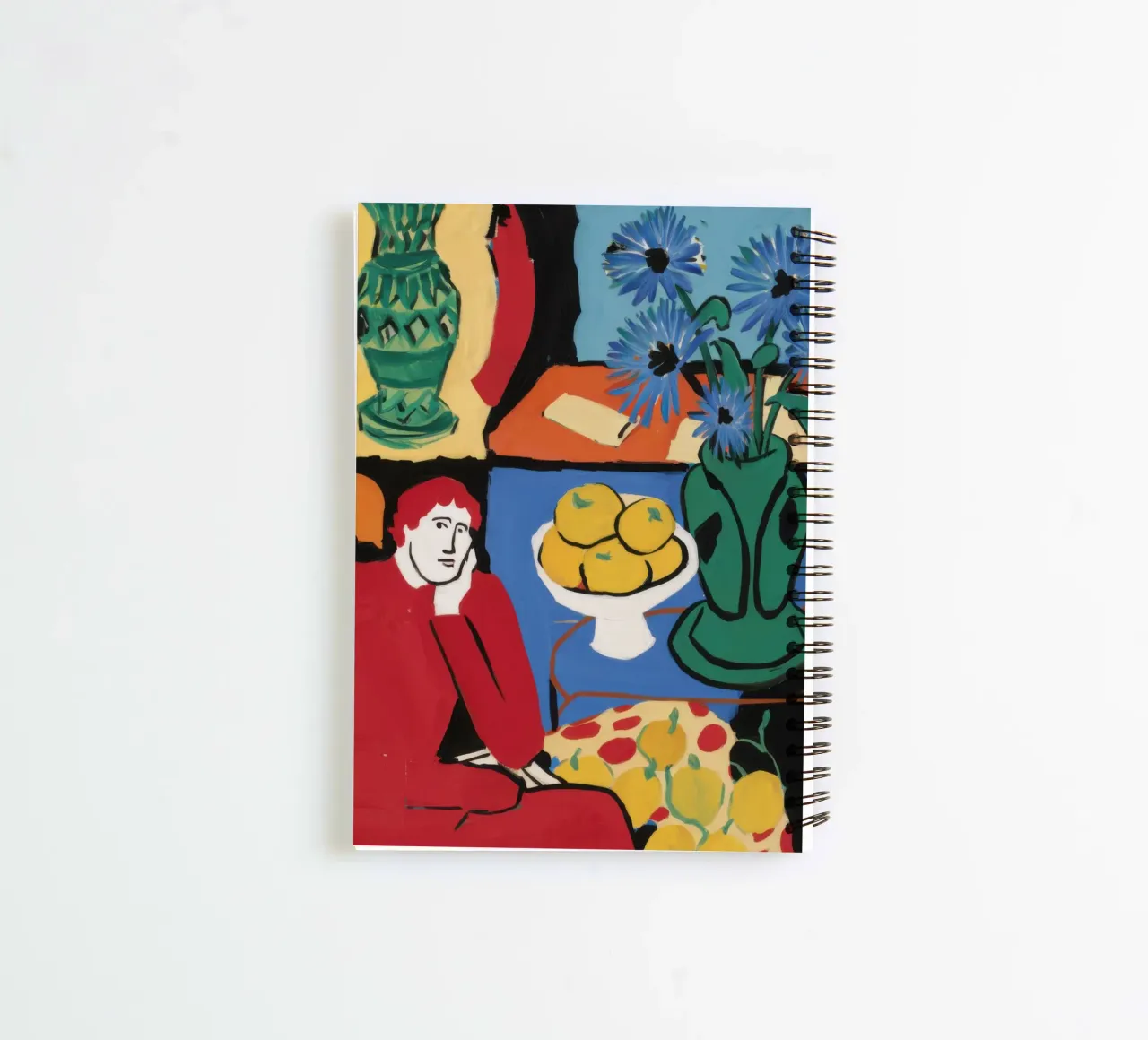 Cubist Abundant Table spiral notebook by Prism Ritual