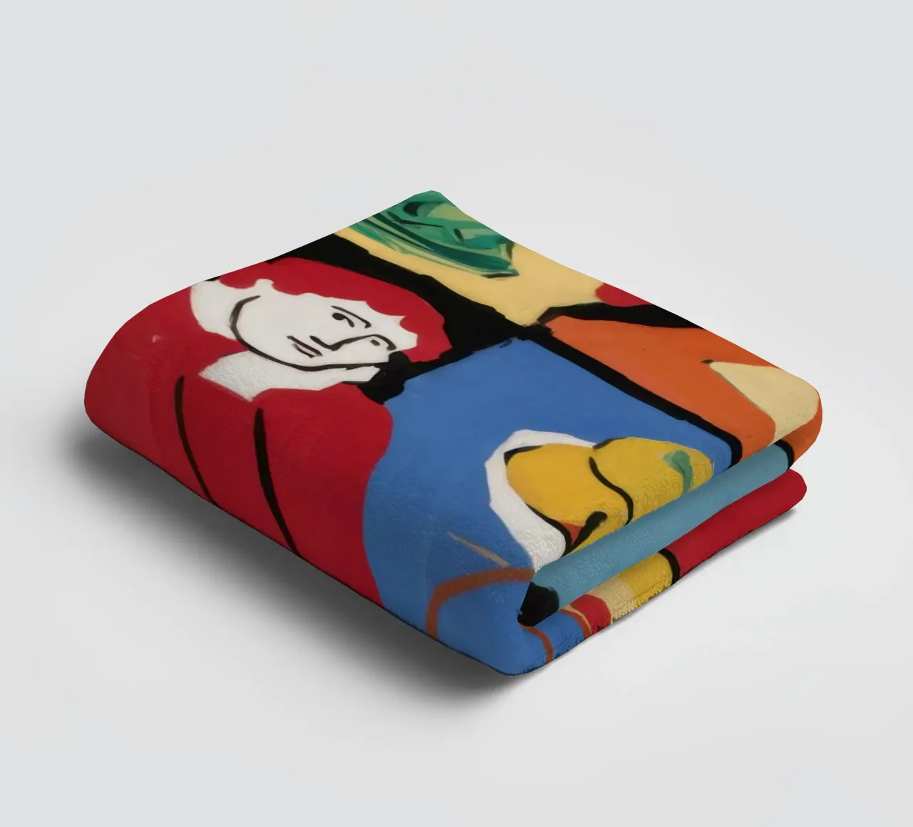 Cubist Abundant Table towel by Prism Ritual