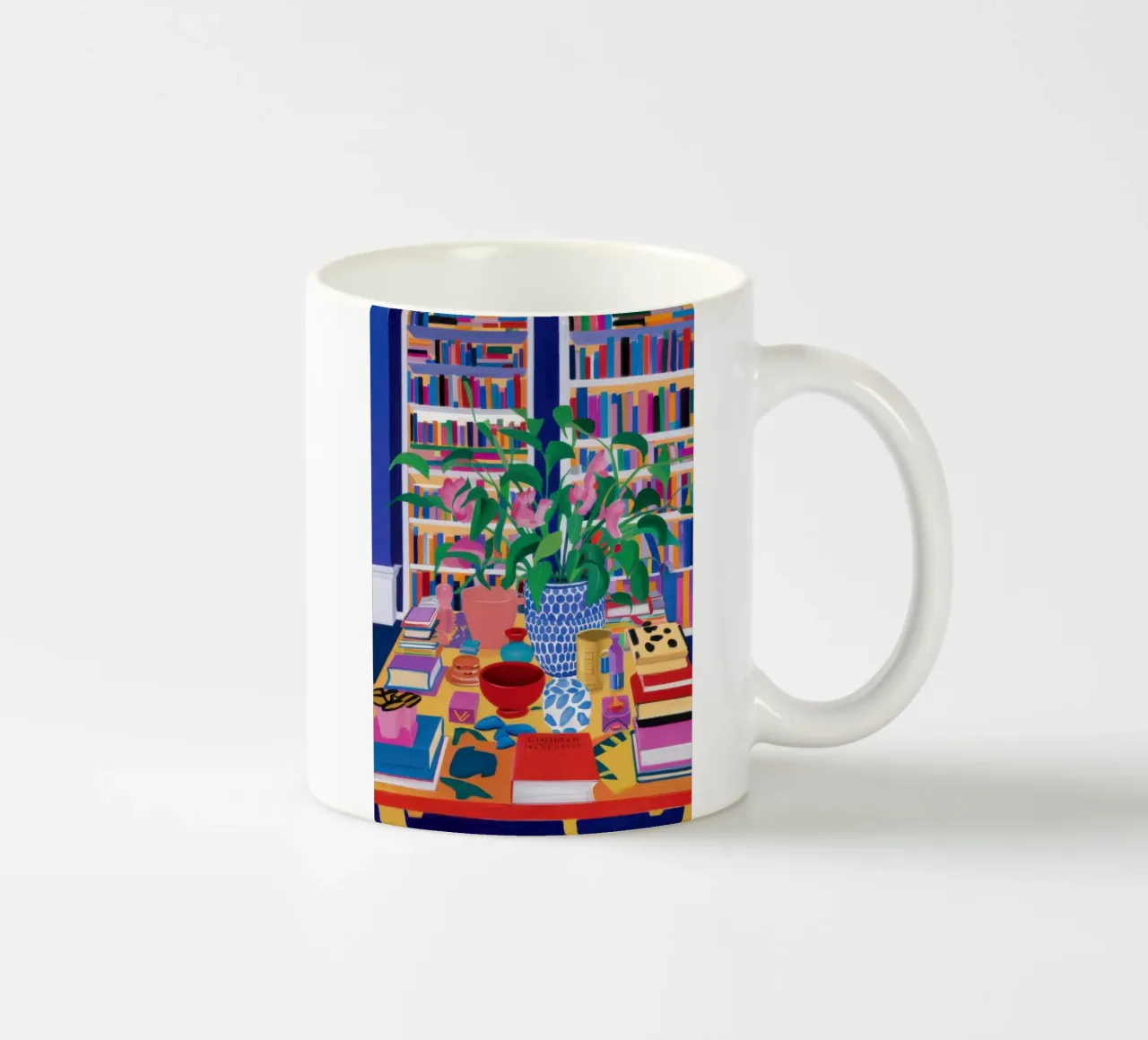 Sanctuary of Stories ceramic mug by Ink Pulse