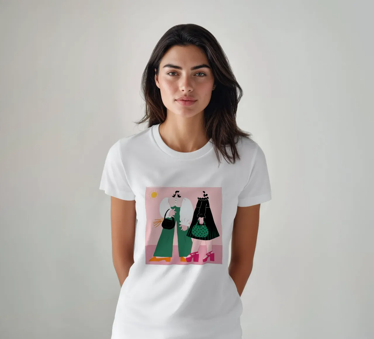 Chique zomerwandeling t-shirt van Prism Ritual