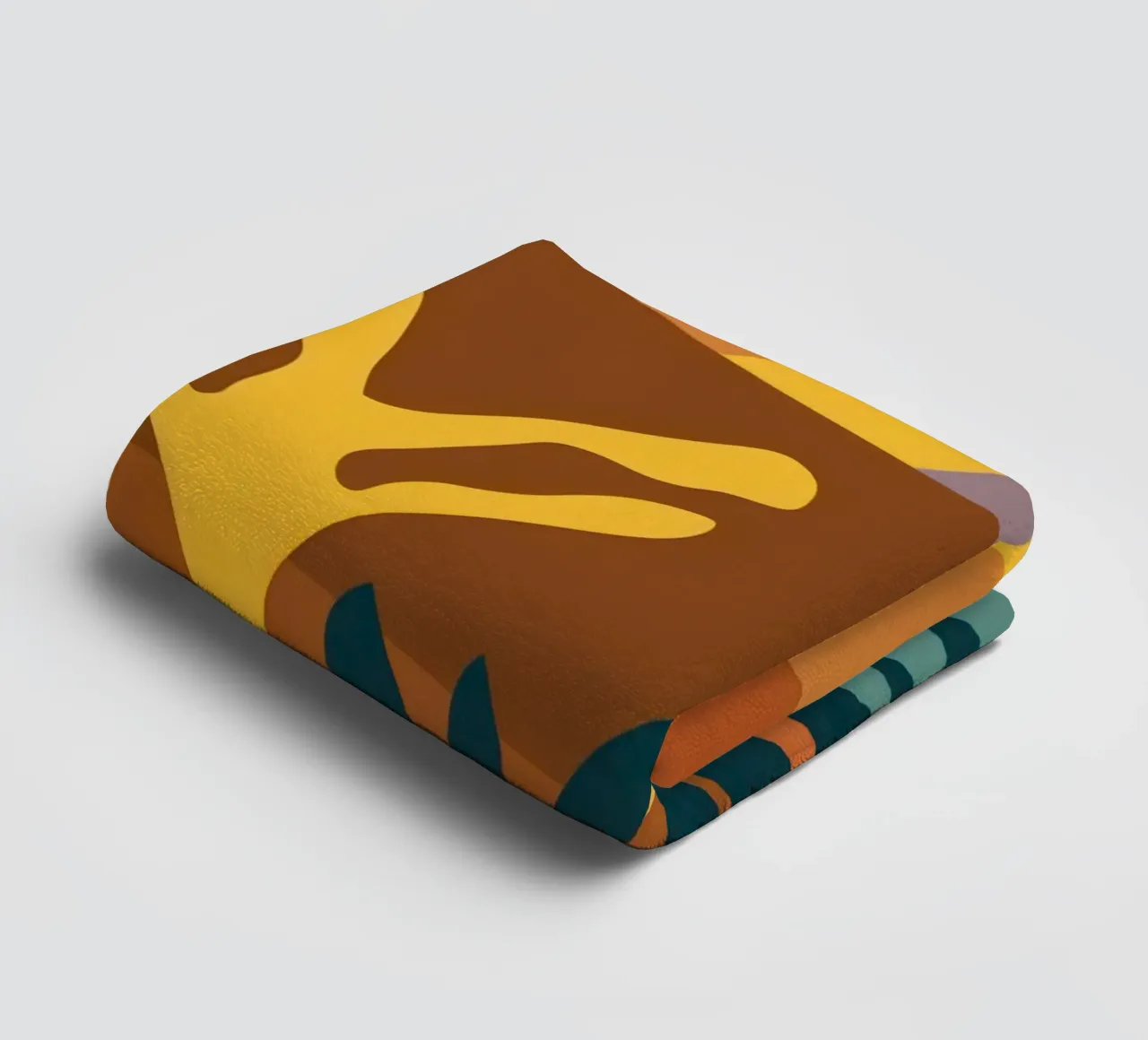 Abstract Desert Horizon towel by Ink Pulse