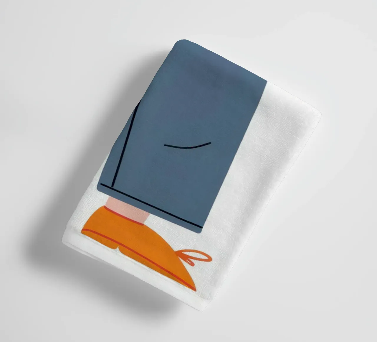 Regalo floreale di cuore asciugamano da bagno da Giant Foxs
