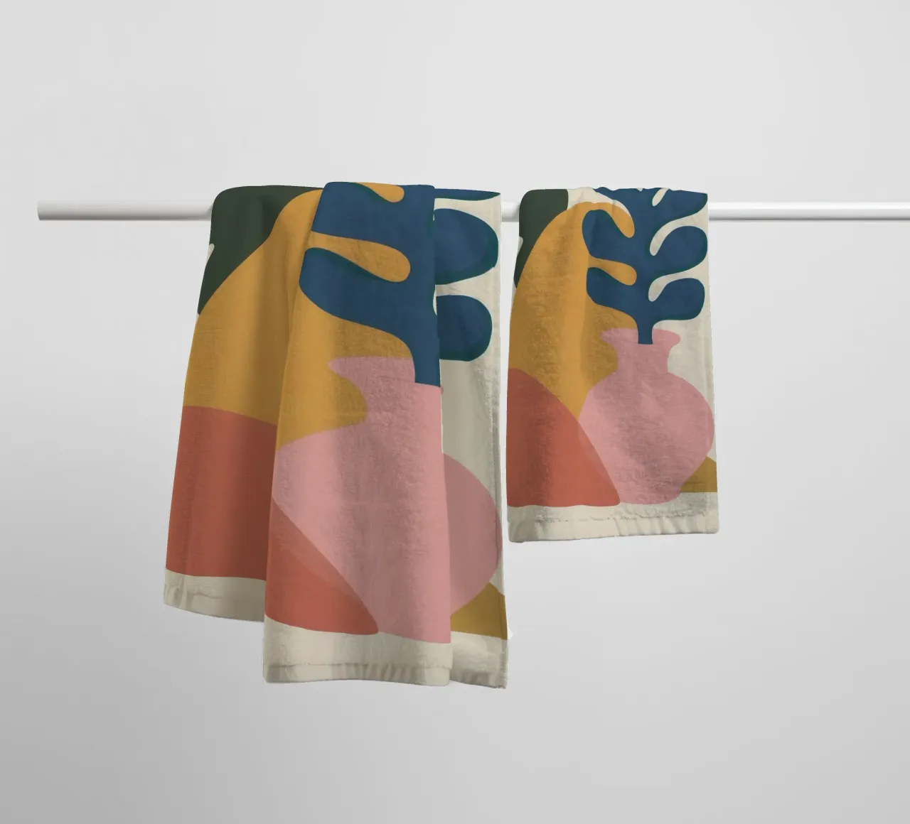 Earthen Leaf Balance towel by Prism Ritual