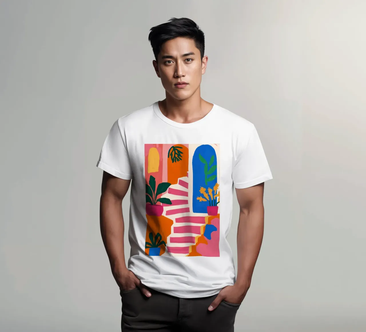 Scala per un paradiso verde t-shirt da Ink Pulse
